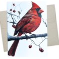 thumbnail image 1 of Tarjeta de felicitación Whitman and Daughter con cardenal rojo 13 x 18 cm, 1 of 6