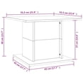 thumbnail image 4 of vidaXL Coffee Table Smoked Oak 55.5x55.5x40 cm Engineered Wood, 4 of 4