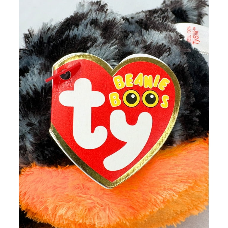 TY Beanie Boos Plush Toy - Stuffed Animal, MIDNIGHT the Brightly