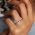 thumbnail image 5 of Fashion 925 Silver Rings Cubic Zircon Wedding Engagement Women Jewelry Sz 6-10, 5 of 7