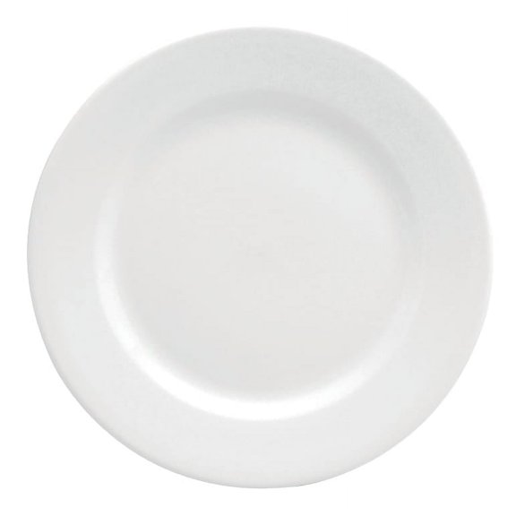 Buffalo F8010000132 Bright White Ware 8-1/8 Plate - 36 / CS"