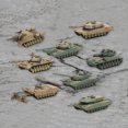 thumbnail image 2 of 24 piezas 1/72 modelo de tanque decorativo duradero juguete para adolescentes adultos Baoblaze Vehículo cisterna, 2 of 8