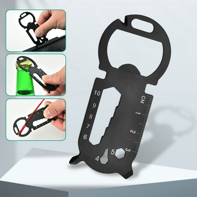 Ouvre-bouteille Portable en Acier Inoxydable Haute Dureté pour Outils de Plein Air