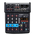 thumbnail image 1 of Interfaz de mezclador de sonido para DJ BOMGE de 4 canales con MP3 USB Bluetooth, 1 of 9