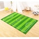 thumbnail image 2 of Area Rug FUNS Cancha de fútbol con temática de fútbol para sala de juegos para niños, 2 of 7