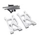 thumbnail image 1 of 1 par de brazos oscilantes delanteros de metal para WLtoys 144001, 124019, 124018, escala 1:12 plata, 1 of 9