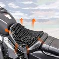 thumbnail image 1 of Cojín Sincero a prueba de golpes 3D Honeycomb Protector solar Impermeable para Moto, 1 of 6