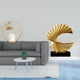 thumbnail image 2 of Estatua de bola de cristal,Estatuas de bolas de cristal para decoración del hogar,escritorio interior,Escultura de bola de cristal Figura de hierro Decoración,Escultura de ola del, 2 of 8