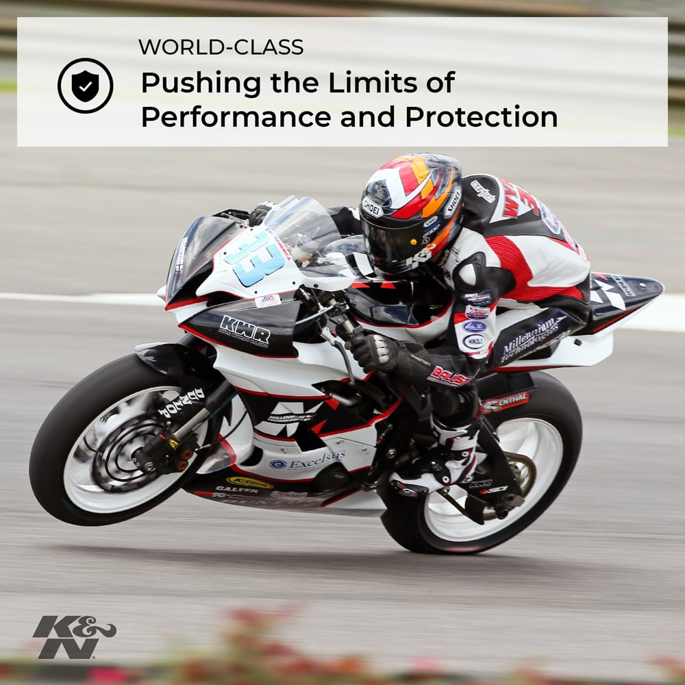 K&N Performance Powersports High-Flow Engine Air Filter: Washable, Multi-Layer Protection, Engineered to Boost Horsepower, SU-1308
