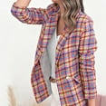 thumbnail image 2 of Vedolay Womens 2023 Coat Womens Casual Lapel Single Long Sleeve Office Work Suit Jacket,Red S, 2 of 5