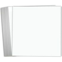 Hamilco White Cardstock Scrapbook Paper 12x12 Heavy Weight 110 lb Cover Card Stock  25 Pack