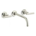 thumbnail image 7 of Kohler  9 in. Purist Wall-Mount Lavatory Trim with 90 deg Spout & Lever, Brushed Nickel, 7 of 7