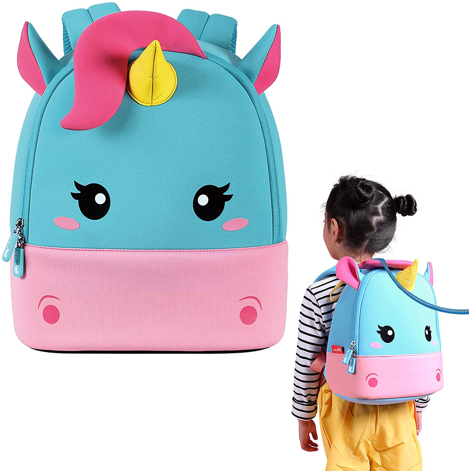 Backpack Cute Kids Backpack Horse Geometric Fabulous Hair Horse Children Bag Toddler Backpack Bookbag School Bag 