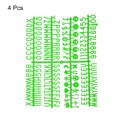 thumbnail image 3 of Felt Board Letters, 680 Characters Green 3/4" Letters Numbers Symbols Changeable Plastic Message Boards 4Pcs, 3 of 6