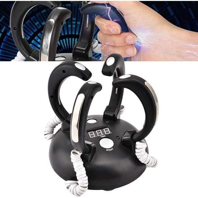 Detector de mentiras impactante eléctrico, juguete de reacción de descarga eléctrica, consola de juegos de choque, juego de ruleta de tiro divertido, detector de mentiras para juegos