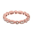 thumbnail image 2 of AoneJewelry 1/4 Carat Diamond Eternity Wedding Band In 10K Rose Gold, 2 of 5
