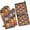 Happy Thanksgiving Turkey Fall Leaves Pumpkin, variant on Fall Pumpkins Kitchen Oven Mitt and Pot Holder Sets 4 Pcs for Baking, Cooking and Grilling, Heat Resistant Up To 392 °F
