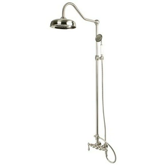 Kingston Brass CCK6178 Kingston Brass CCK6178 Rain Drop Shower, Satin Nickel