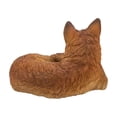 thumbnail image 4 of 15.75" Fox Laying Down Outdoor Garden Statue, 4 of 5