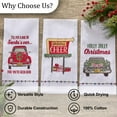 thumbnail image 6 of Park Designs Holly Jolly Christmas Car Dishtowel Set of 2, 6 of 6