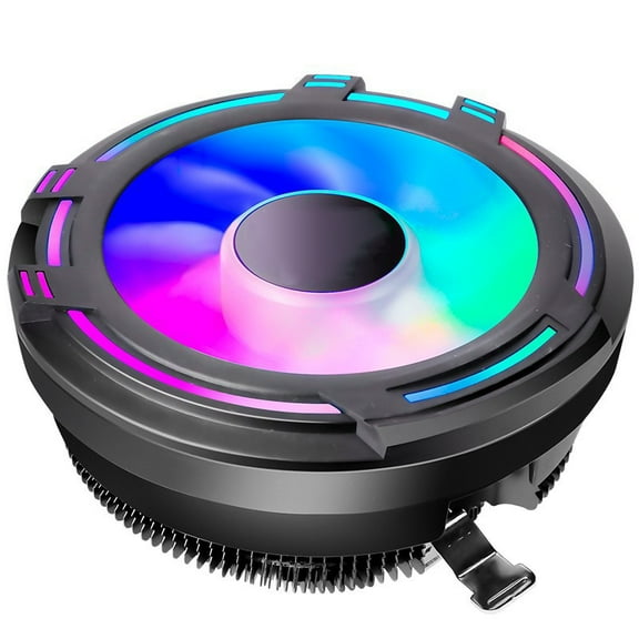RGB PC Fans CPU Cooler Radiator DC 12V 3Pin Colorful 120mm CPU Cooling Fan PC Heatsink for Intel/AMD Support Under 95W CPU