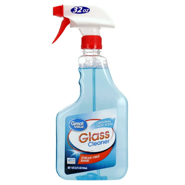 Great Value Original Glass Cleaner, 1 qt