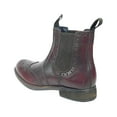 thumbnail image 2 of Roamers Mens Softie Leather Twin Gusset Brogue Ankle Boots, 2 of 2
