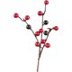 thumbnail image 3 of Ramas Bayas Acebo Tallos Artificiales 10 para Navidad () Rojo, 3 of 8