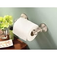 thumbnail image 3 of Vale Brushed Nickel Double Post Pivoting Toilet Paper Holder, Wall Mounted Lavatory Tissue Storage for Bathroom, RV, DN4408BN, 3 of 7
