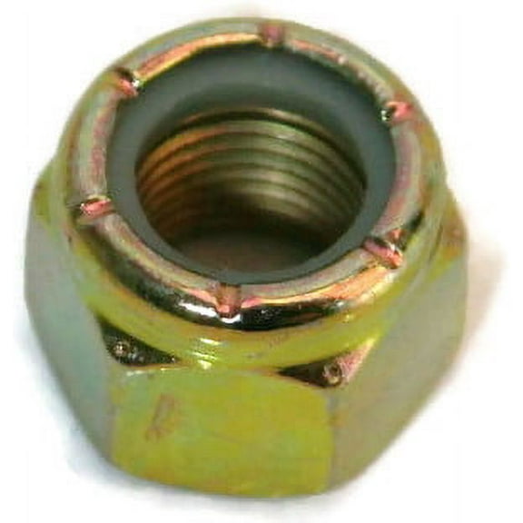 1/2"-13 NE (STANDARD) Nylon Insert Lock Nut, Grade A, Zinc Yellow (inch) (Quantity: 1000)