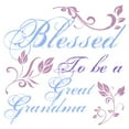 thumbnail image 2 of CafePress - Blessed To Be A Great Grandma Throw Blanket - Soft Fleece Throw Blanket, 50"x60" for All Ages, 2 of 2