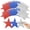 Red, Blue, Silver, variant on 60 Pcs Patriotic Star Cutouts Double Printed Paper Star Confetti Cutouts for 4th of July Decoration Bulletin Board Classroom Wall Decoration,6 Inches (Red, Blue, Silver)