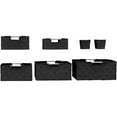 thumbnail image 4 of Sorbus Woven Fabric Storage Baskets, Handles, Set of 7, 4 of 8