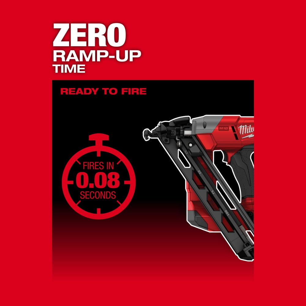 Milwaukee 274321CT M18 FUEL Cordless LithiumIon 15Gauge Brushless