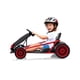 thumbnail image 5 of Go Kart eléctrico 24V para niños 8-12 años - Motores dobles 300W - Batería 9Ah - Velocidad máxima 13km/h - Arranque suave - Música y bocina - Carga máx. 70kg - Drift y carreras - Rojo, 5 of 7