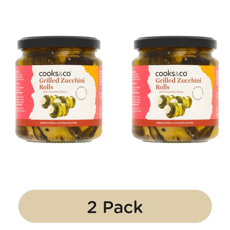 Cooks & Co Grilled Courgette with Pecorino Cheese 280g, British Import (Pack of 2)