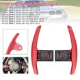 thumbnail image 1 of Paddle Shifter Extension For BMW F Series F30 F31 F32 F10 X3 X5 Aluminium Red, 1 of 10