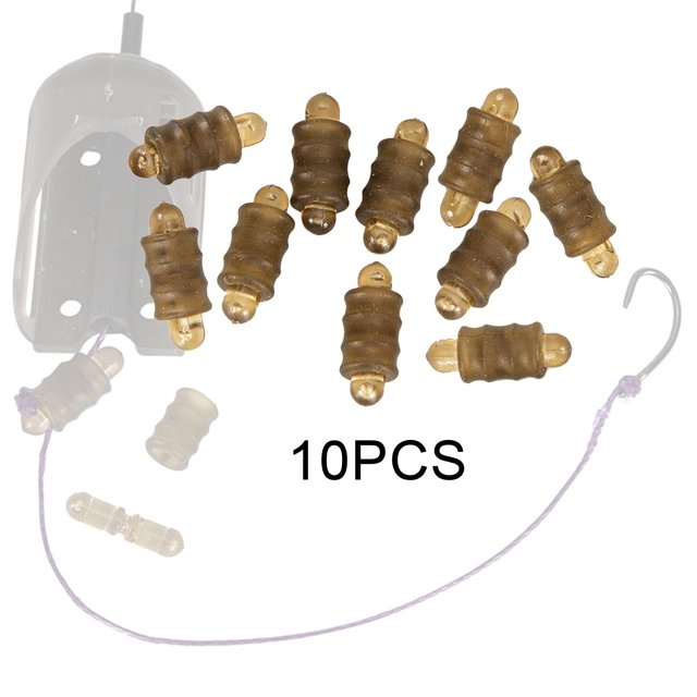 10 Uds., Flotadores , conector , , de broche , , , accesorios para alimentadores de carpas L Macarena Conector de línea de pesca