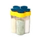thumbnail image 2 of 5 in 1 Spice Container Salt and Pepper Shaker Transparent Seasoning Shaker Can Filter lumps Spice Jars for Home Restaurant Kitchen Cooking Steak BBQ, 2 of 6