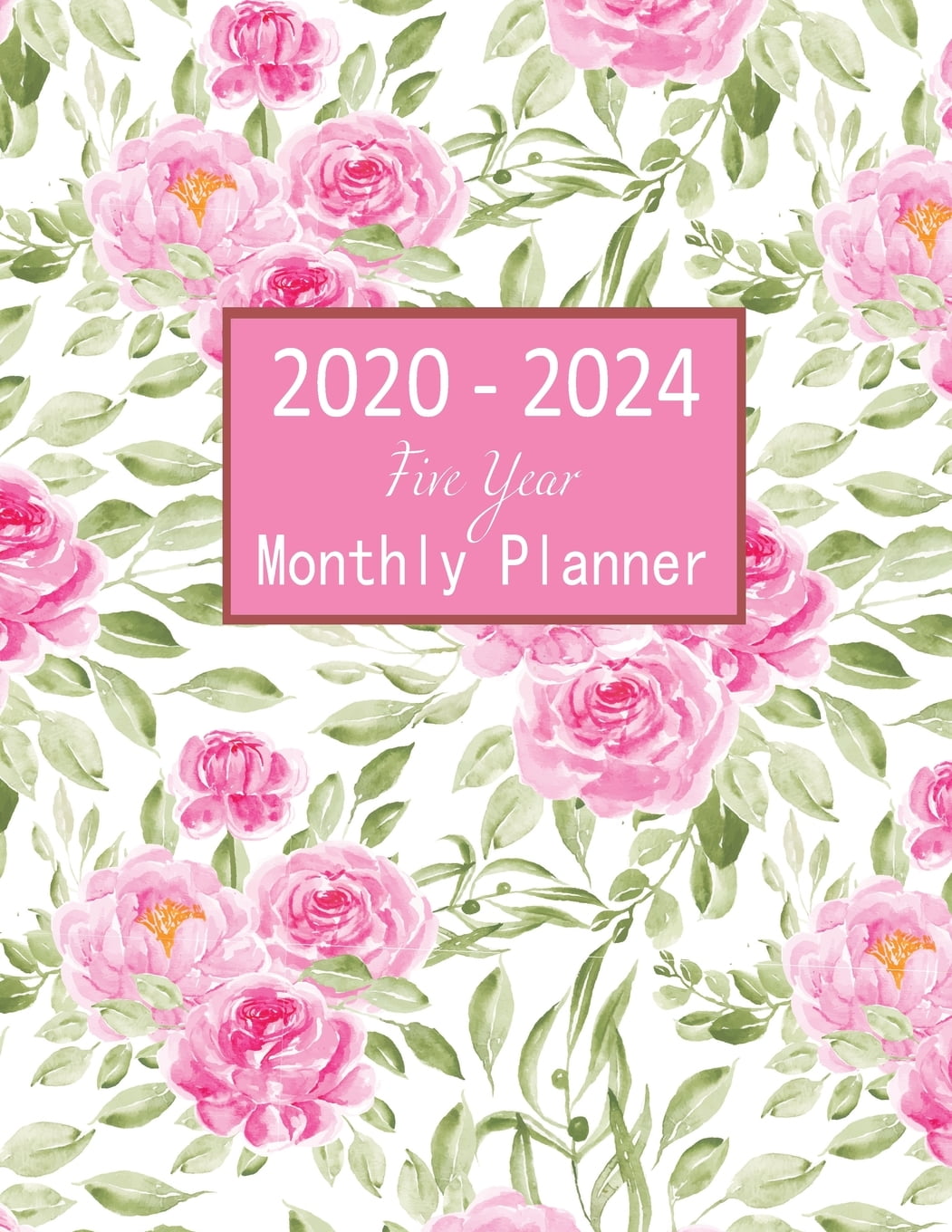 20202024 Five Year Monthly Planner 60 Month Calendar Beautiful
