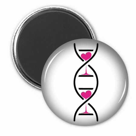 

Hourglass Love Double Helix Gene Refrigerator Magnet Sticker Decoration Badge