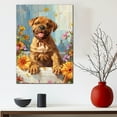 thumbnail image 5 of Mastiff Christmas Dog Bathroom Decor - Funny Bathroom Decor Wall Art, Dog Bathroom Wall Art and Animal Poster, Dog Bathroom Signs and Funny Bathroom Art UNFRAMED, 5 of 6