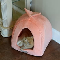 Armarkat Cat Bed C10HCS/MB, Orange and Ivory