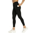 thumbnail image 2 of Sngxgn Thermal Leggings Women's Soft Solid Leggings(Black,M), 2 of 4