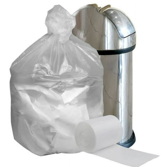Plasticplace 32-33 Gallon Recycling Bags │ 1.2 Mil │Extra Clear Recycling Bags │ 33" x 39" (100 Count)