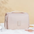 thumbnail image 2 of Bolsa de viaje portátil para guardar maquillaje, bolsa de lavado con compartimentos de gran capacidad, bolsa de lavado impermeable, 2 of 6