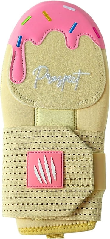 Baseball Sliding Mitt - Youth and Adult Sizes - Drippy Accessory Gingerbread Man, Ice Cream, Miami Color, Left & Right Hands, Hand and Wrist Protection (Strawberry Ice Cream, Youth)