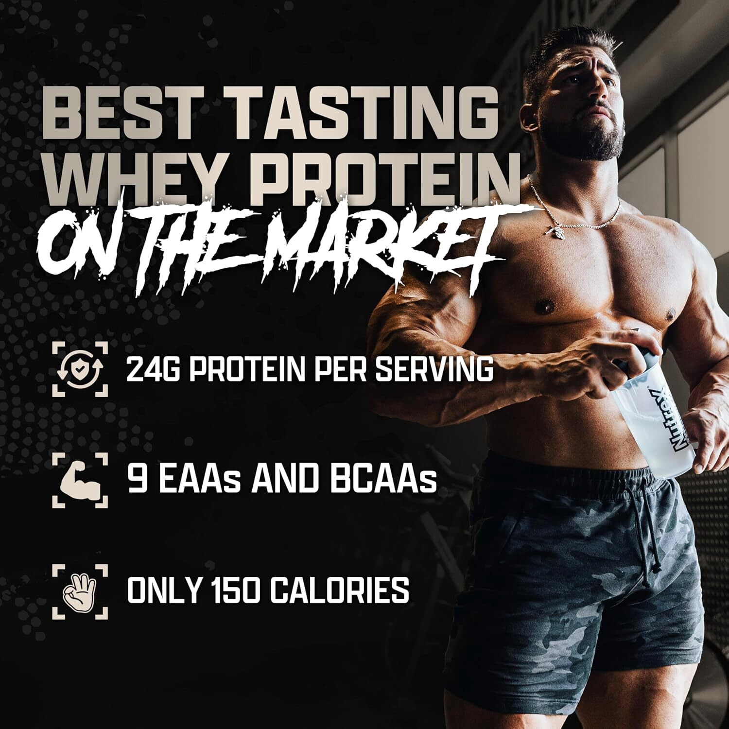 Nutrex Research 100% Whey Protein Powder Concentrate and Isolate Vanilla 2lb