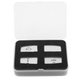 thumbnail image 1 of 4 piezas de pegatina de ajuste de botón colgante de aleación de aluminio apta para Mercedes Benz tipo ML/GL/GLE/GLSB, 1 of 5
