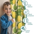 thumbnail image 3 of Blackout Kids Curtains,Yellow Lemon Fruits GreenLeaves Pattern Childrens Insulated Curtains Set Of 2,Bedroom Essentials,Toddler Room Decor 42"x54", 3 of 5